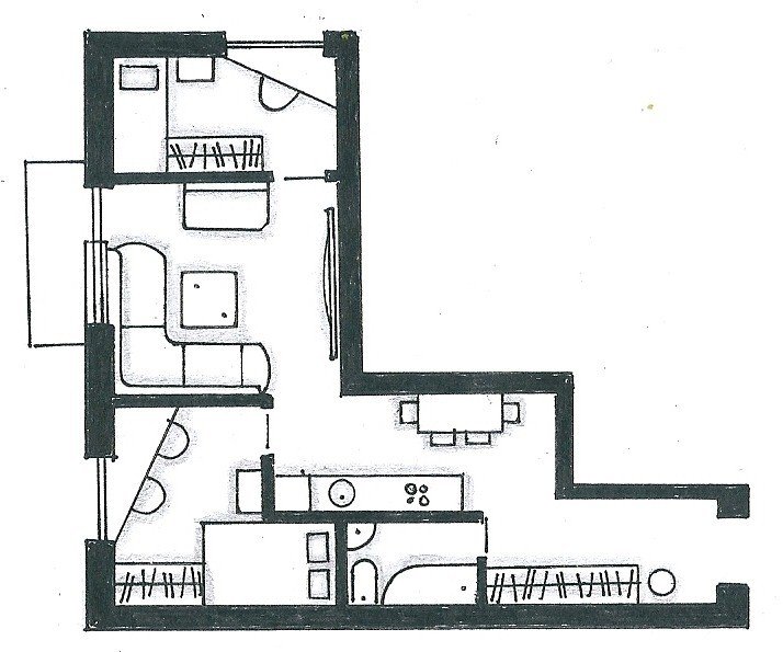 Фото из портфолио Мои перепланировки – фотографии дизайна интерьеров на INMYROOM Фото из портфолио Мои перепланировки – фотографии дизайна интерьеров на INMYROOM
