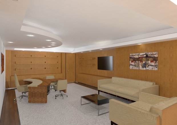 Фото из портфолио Офис компании Лукойл в Дубае. – фотографии дизайна интерьеров на INMYROOM