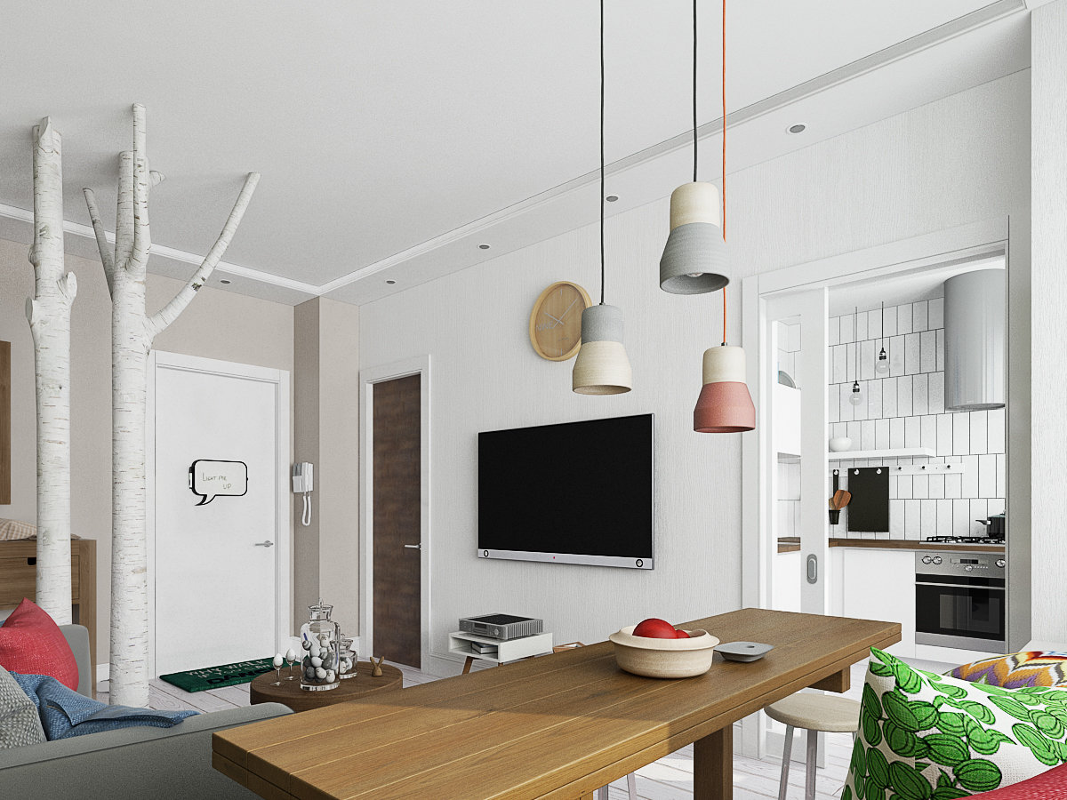 Фото из портфолио Квартира в скандинавском стиле – фотографии дизайна интерьеров на INMYROOM Фото из портфолио Квартира в скандинавском стиле – фотографии дизайна интерьеров на INMYROOM