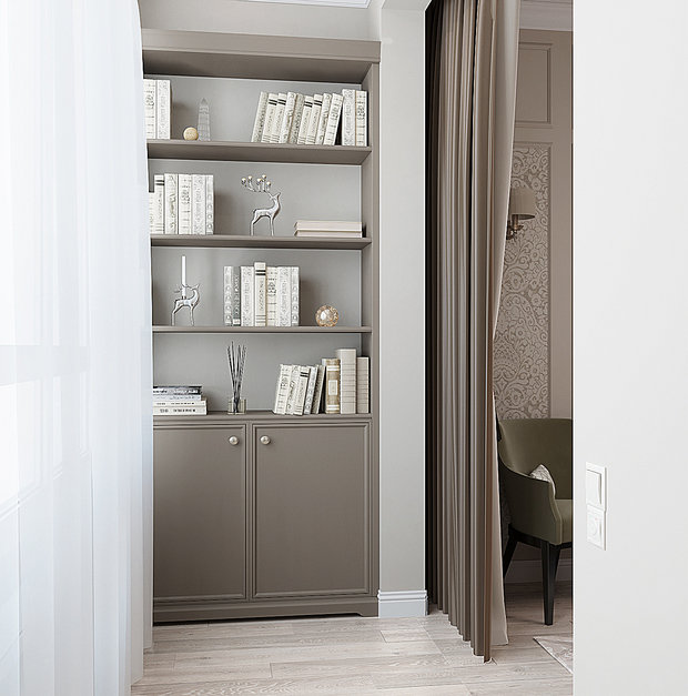 Фото из портфолио Проект 3-х комнатной квартиры в Москве 110м2 – фотографии дизайна интерьеров на INMYROOM