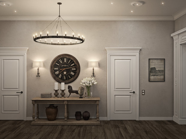 Фотография: Прихожая в стиле Прованс и Кантри, Дом, Проект недели, Алексей Иванов, Ленинградская область, 4 и больше, Более 90 метров – фото на INMYROOM