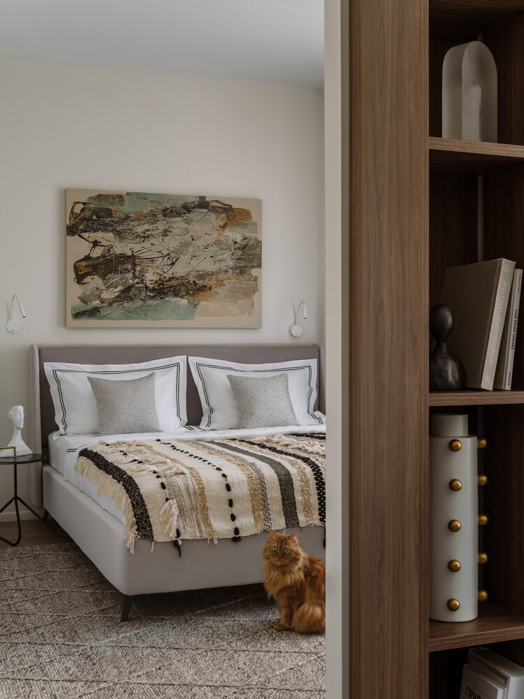 Фотография: Спальня в стиле Современный, Малогабаритная квартира, Квартира, Проект недели, Санкт-Петербург, Монолитный дом, 2 комнаты, до 40 метров, Ольга Копосова – фото на INMYROOM Фотография: Спальня в стиле Современный, Малогабаритная квартира, Квартира, Проект недели, Санкт-Петербург, Монолитный дом, 2 комнаты, до 40 метров, Ольга Копосова – фото на INMYROOM