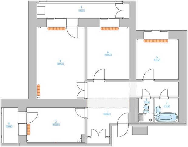 Фотография: Планировки в стиле  – фото на INMYROOM