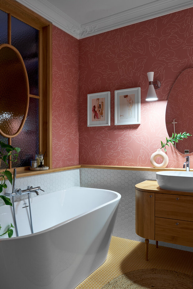 Фотография: Ванная в стиле Современный, Эклектика, Квартира, Проект дня, Беларусь, Минск, 2 комнаты, 60-90 метров, Анжелика Макаревич – фото на INMYROOM