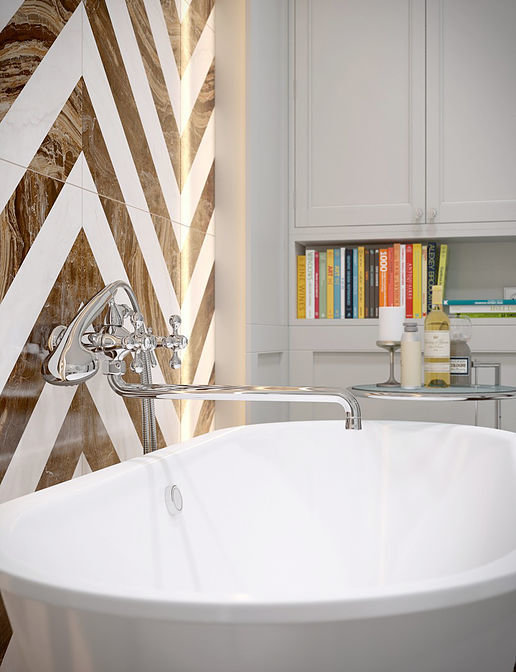 Фото из портфолио Квартира, 145 м2 – фотографии дизайна интерьеров на INMYROOM