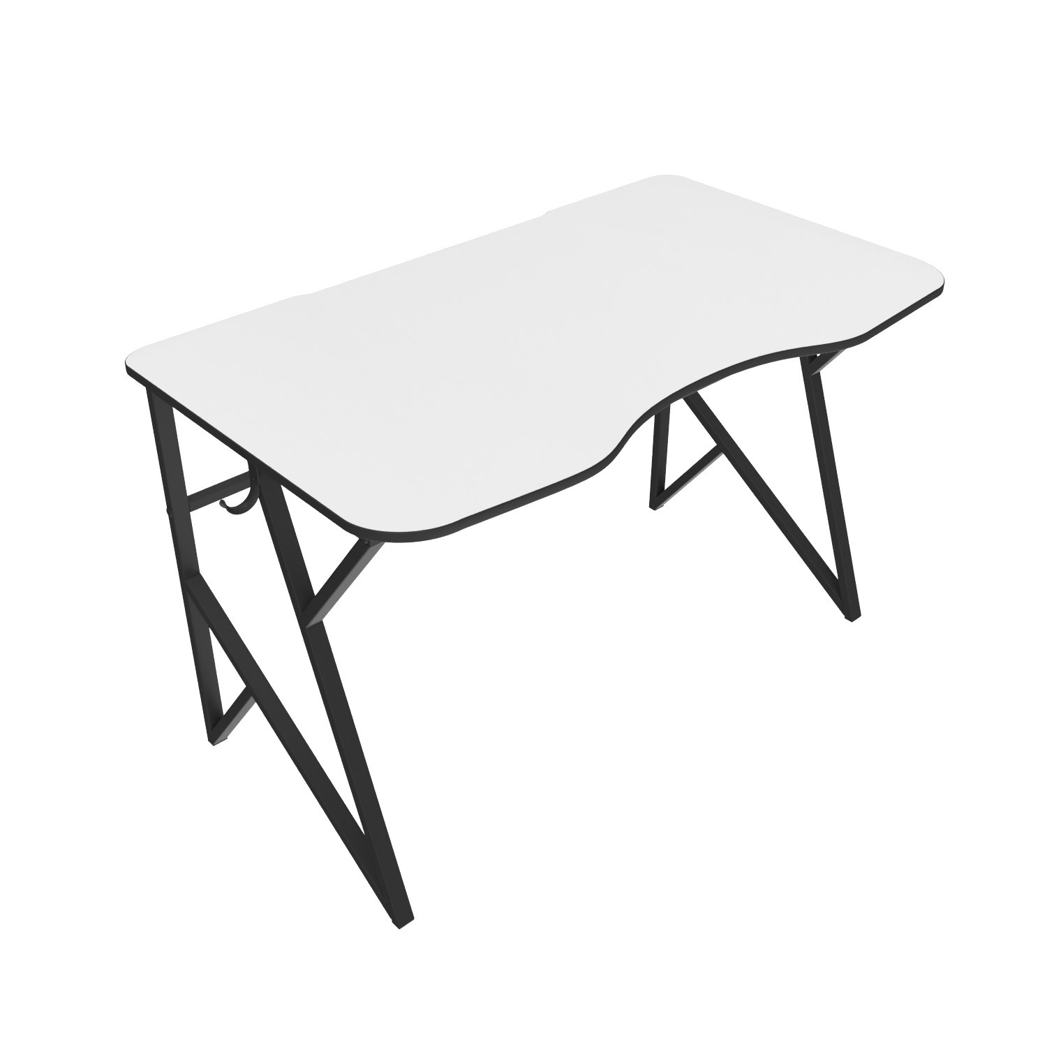 Письменный стол Графика бело-черного цвета