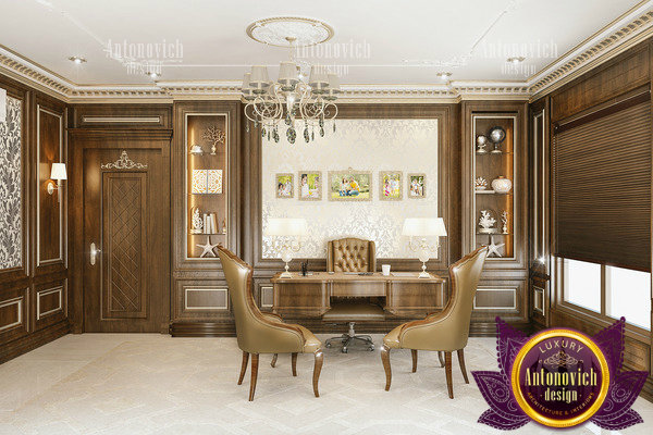 Фото из портфолио Home office design in classic style – фотографии дизайна интерьеров на INMYROOM