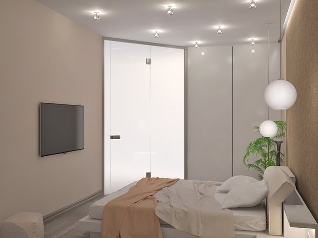 Фото из портфолио Дизайн спальни в пастельных тонах – фотографии дизайна интерьеров на INMYROOM