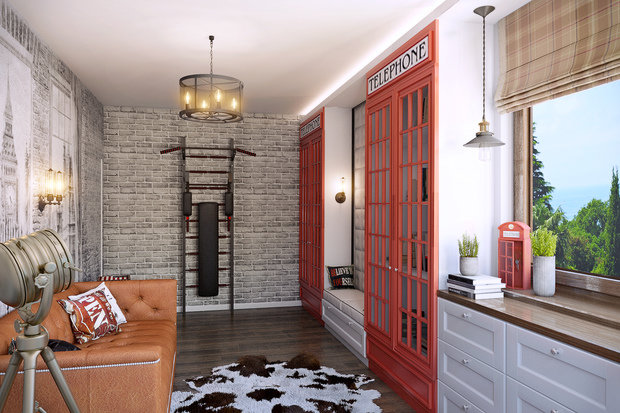 Фото из портфолио в стиле Гранж – фотографии дизайна интерьеров на INMYROOM