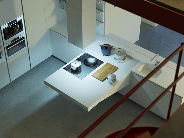 Фотография: Кухня и столовая в стиле Современный, Хай-тек, Интерьер комнат – фото на INMYROOM