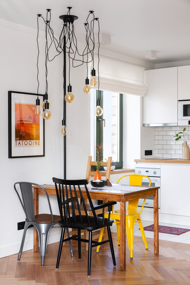 Фотография: Кухня и столовая в стиле Скандинавский, Малогабаритная квартира, Квартира, Студия, Проект недели, Москва, до 40 метров, АрхОснова – фото на INMYROOM Фотография: Кухня и столовая в стиле Скандинавский, Малогабаритная квартира, Квартира, Студия, Проект недели, Москва, до 40 метров, АрхОснова – фото на INMYROOM