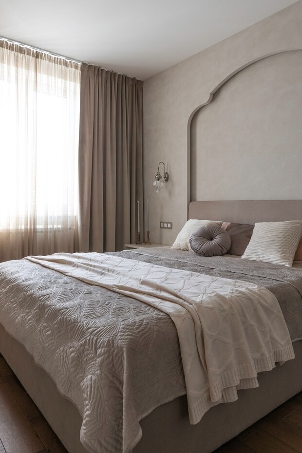 Фотография: Спальня в стиле Восточный, Квартира, Проект недели, Самара, 4 и больше, Более 90 метров, Татьяна Тувман – фото на INMYROOM