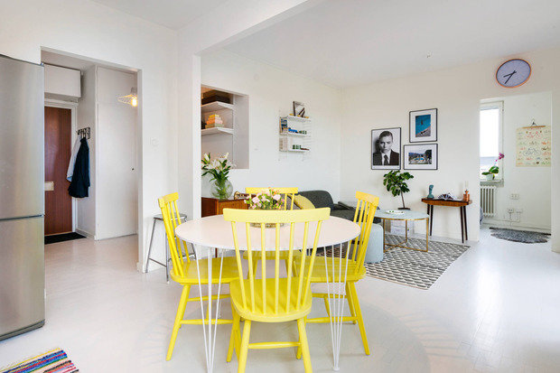 Фото из портфолио Как вам жёлтые стулья?) – фотографии дизайна интерьеров на INMYROOM