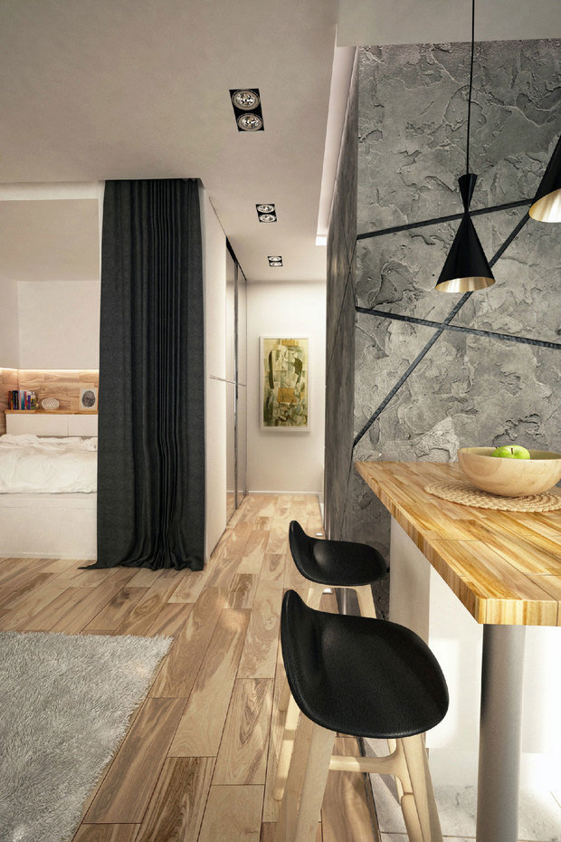 Фото из портфолио Малогабаритная квартира – фотографии дизайна интерьеров на INMYROOM