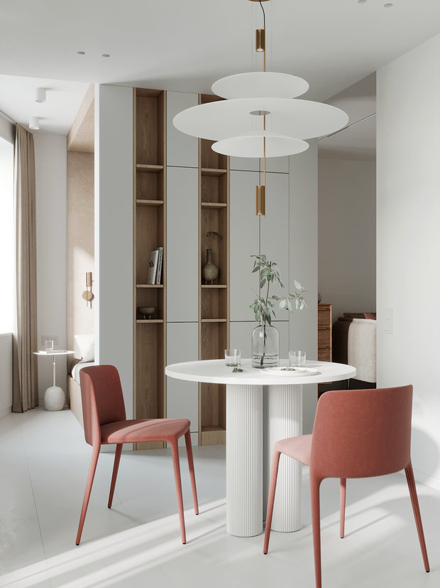 Фото из портфолио Однокомнатная квартира СПб, 45 м2 – фотографии дизайна интерьеров на INMYROOM