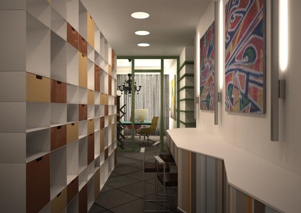 Фото из портфолио Офисная зона салона светильников Лампадарио – фотографии дизайна интерьеров на INMYROOM