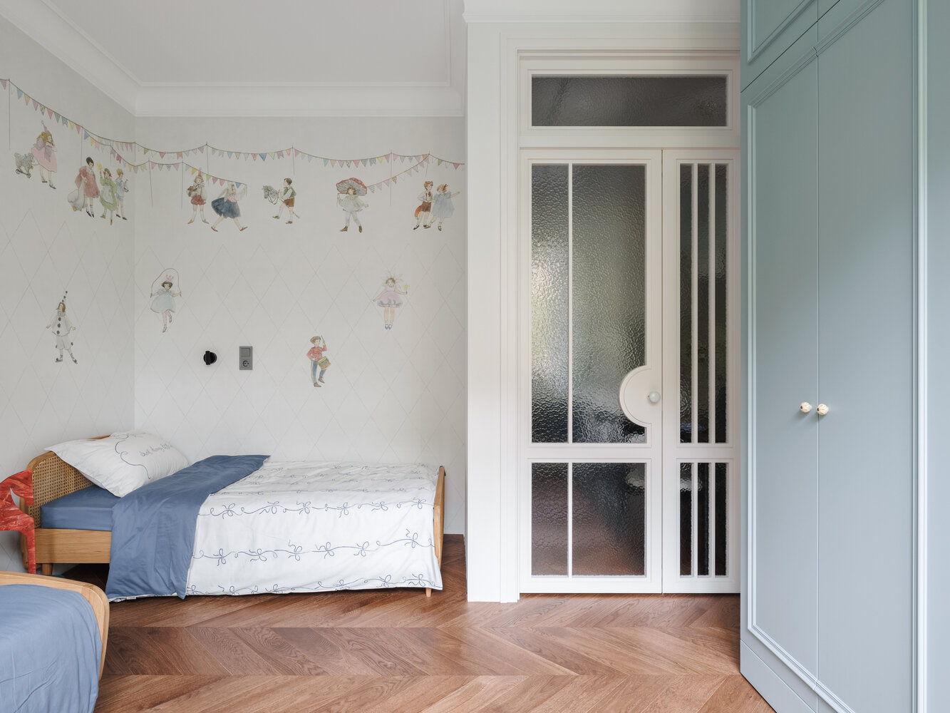 Фотография: Детская в стиле Современный, Квартира, Проект дня, Москва, Сталинка, 2 комнаты, 40-60 метров, Винтажный, Planka – фото на INMYROOM