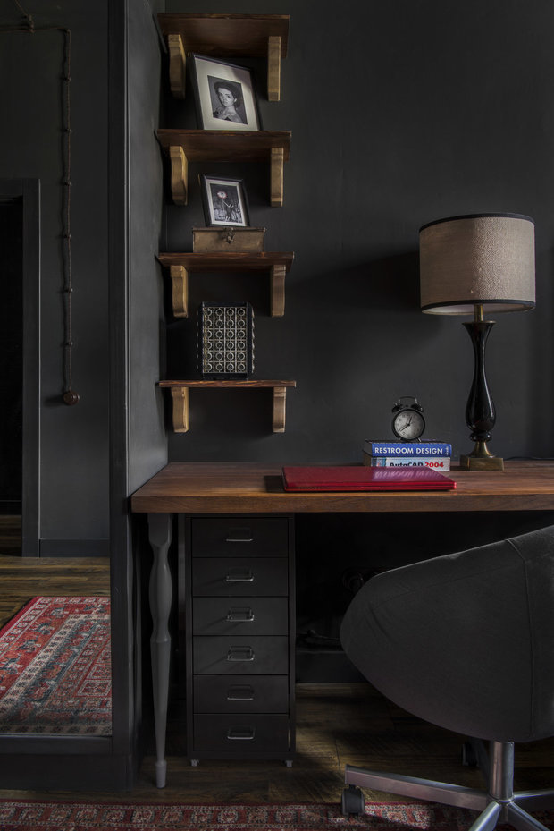 Фотография: Кабинет в стиле Прованс и Кантри, Современный, Советы, квартиры дизайнеров, Сбербанк, домклик, Сбер, СберСтрахование – фото на INMYROOM