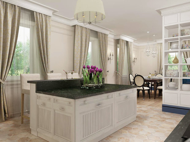 Фото из портфолио Дом в г.Истра – фотографии дизайна интерьеров на INMYROOM