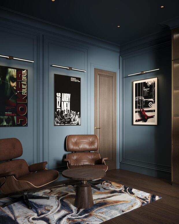 Фото из портфолио Дизайн интерьера квартиры в ЖК «Noble (Нобл)» с элементами американской классики – фотографии дизайна интерьеров на INMYROOM