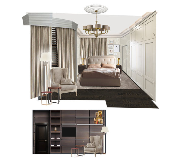 Фото из портфолио Наши эскизы – фотографии дизайна интерьеров на INMYROOM