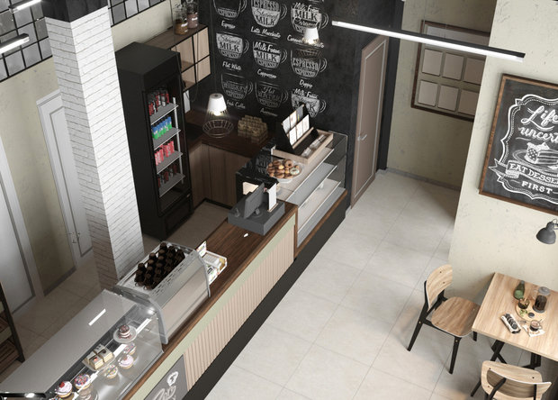 Фото из портфолио Пекарня Bon Bakery – фотографии дизайна интерьеров на INMYROOM