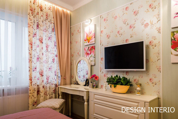 Фото из портфолио Дизайн интерьера спальни, площадью 10 кв.м – фотографии дизайна интерьеров на INMYROOM