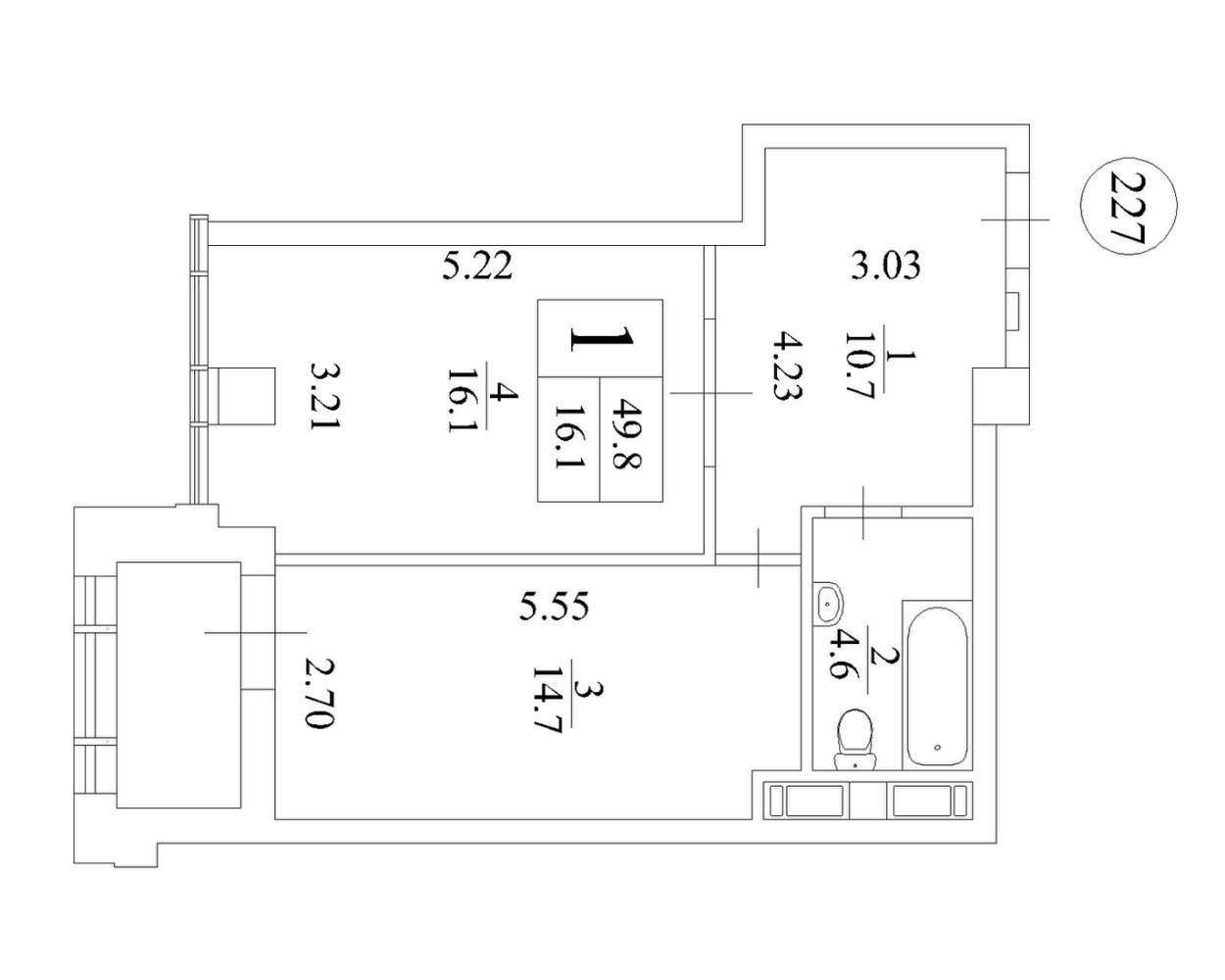 Обмерный план Обмерный план