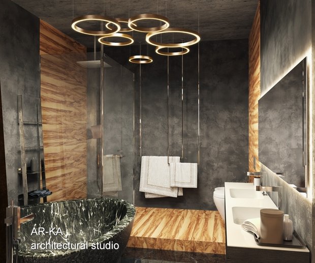 Фото из портфолио LUX Лофт на Мосфильмовской – фотографии дизайна интерьеров на INMYROOM
