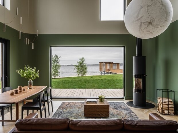 Фотография: Гостиная в стиле Современный, Минимализм, Эко, Дом, Проект недели, Казань, 4 и больше, Более 90 метров, Yaratam design, Петр Сафиуллин – фото на INMYROOM