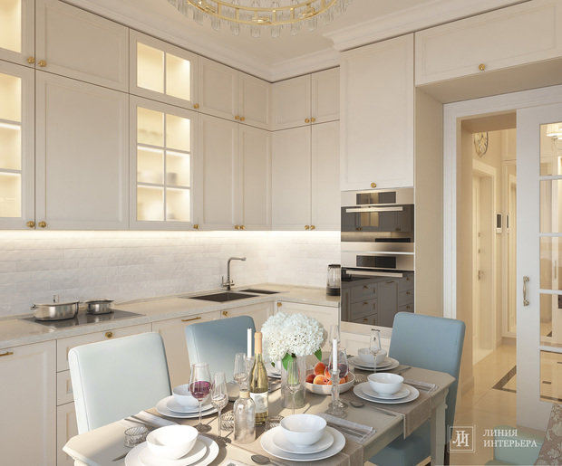 Фото из портфолио Квартира современная классика – фотографии дизайна интерьеров на INMYROOM