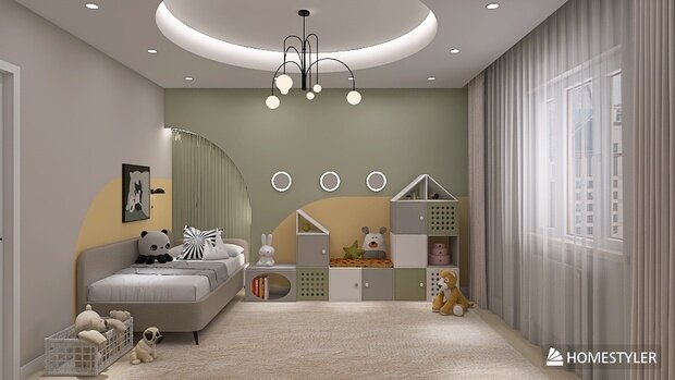 Фото из портфолио Детская мемфис – фотографии дизайна интерьеров на INMYROOM