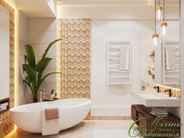 Фото из портфолио Лёгкая неоклассика в ванных комнатах – фотографии дизайна интерьеров на INMYROOM