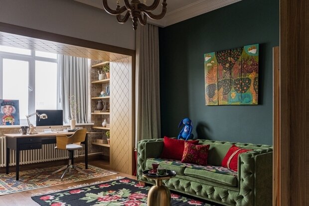 Фотография: Детская в стиле Прованс и Кантри, Восточный, Эклектика, Винтажный, Квартира, Проект недели, Блочный дом, 3 комнаты, Более 90 метров, Уфа, Юлия Мусина, Александр Сафаров, PRSPKT Architects – фото на INMYROOM