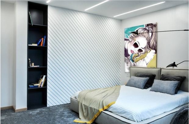 Фото из портфолио Мансарда Казань (реализация) – фотографии дизайна интерьеров на INMYROOM