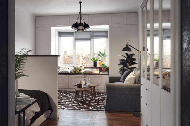 Фотография: Гостиная в стиле Скандинавский, DIY, Гид, Bosсh, zamo – фото на INMYROOM