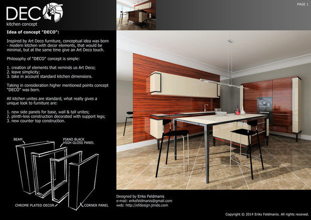 Фото из портфолио DECO Kitchen furniture – фотографии дизайна интерьеров на INMYROOM