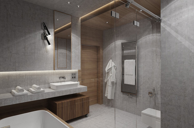 Фото из портфолио Квартира для молодого человека – фотографии дизайна интерьеров на INMYROOM