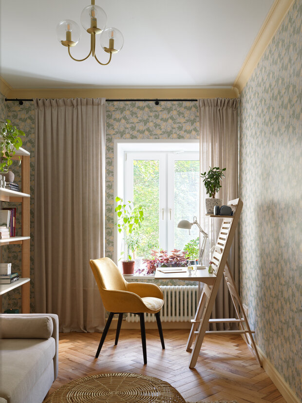 Фотография: Кабинет в стиле Скандинавский, Современный, Эклектика, Квартира, Проект дня, 3 комнаты, 60-90 метров, Анастасия Заркуа, Санкт-Петербруг, фото интерьера, дизайн интерьера фото – фото на INMYROOM