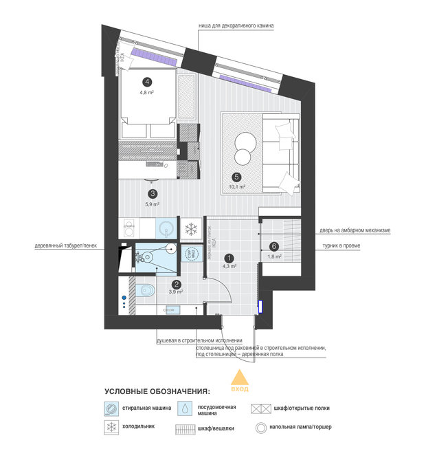 Фото из портфолио Sweet Home – фотографии дизайна интерьеров на INMYROOM