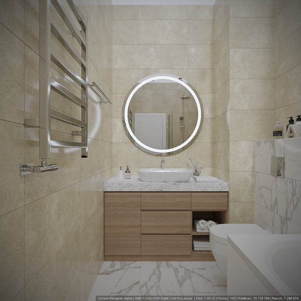 Фото из портфолио Квартира на Нахимовском – фотографии дизайна интерьеров на INMYROOM
