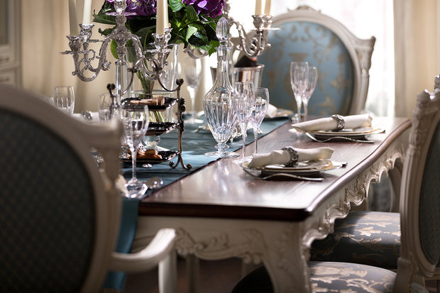 Фотография: Кухня и столовая в стиле Классический, Квартира, Дома и квартиры, Пентхаус – фото на INMYROOM