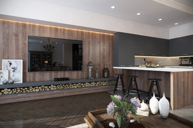 Фото из портфолио Романтика загородной жизни – фотографии дизайна интерьеров на INMYROOM