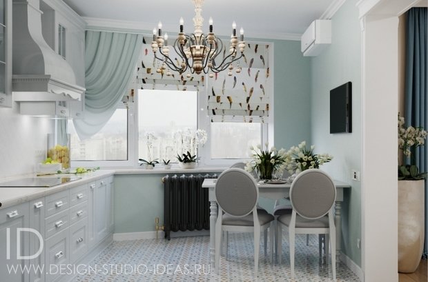 Фото из портфолио СОВРЕМЕННАЯ КЛАССИКА НА ГАГАРИНСКОМ, 137м² – фотографии дизайна интерьеров на INMYROOM