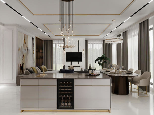 Фото из портфолио ЖК Петровский квартал на воде - 345 кв.метров – фотографии дизайна интерьеров на INMYROOM