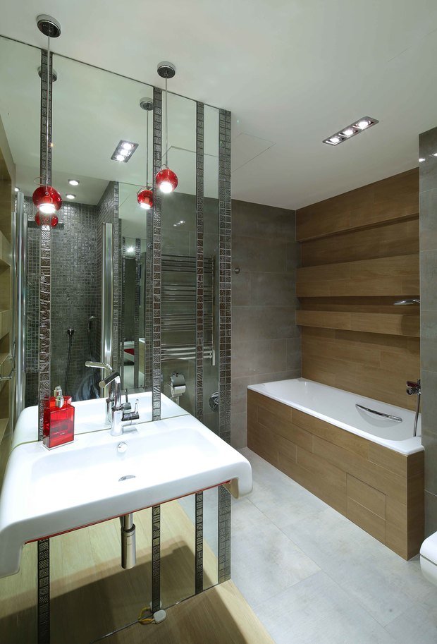 Фотография: Ванная в стиле Современный, Эко, Эклектика, Квартира, Проект недели – фото на INMYROOM