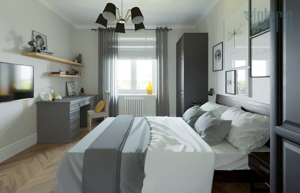 Фото из портфолио Квартира, 70 кв.м., Июнь 2019 – фотографии дизайна интерьеров на INMYROOM