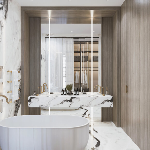 Фото из портфолио Проект в современном стиле премиум-класс – фотографии дизайна интерьеров на INMYROOM