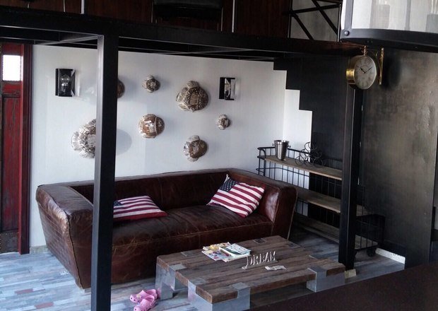 Фото из портфолио Двухэтажная квартира в стиле лофт – фотографии дизайна интерьеров на INMYROOM