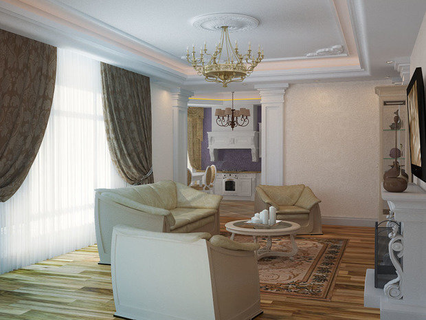 Фото из портфолио Интерьер загородного дома2 – фотографии дизайна интерьеров на INMYROOM